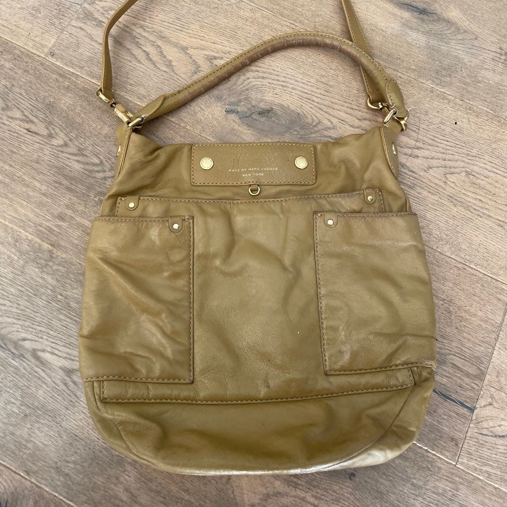 MARC By MARC JACOBS Classic Q Hillier Leather Hobo Shoulder Bag